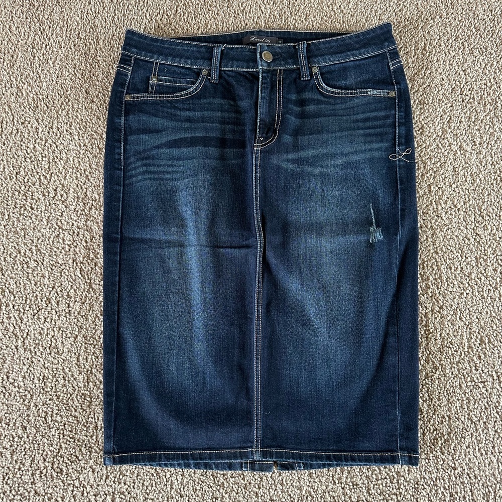 Level 99 Denim Blue Women's Skirt